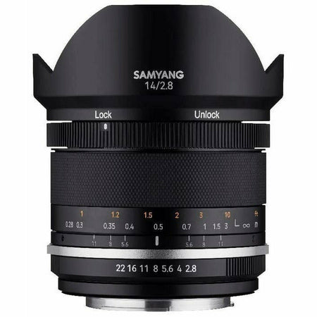 Samyang 14mm F2.8 MK2 UMC II Sony E Full Frame, De-Clicked Aperture Ring & Weather Sealed - Dragon Image