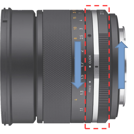 Samyang 85mm F1.4 MK2 UMC II Fuji X Full Frame, De-Clicked Aperture Ring & Weather Sealed - Dragon Image