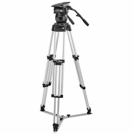 Miller (2090 System) Cineline 70 Fluid Head (1055) HD MB 1-St Alloy Tripod (2110) HD Ground Spreader (2130) MB adaptor with clamp (1225) 2 x Pan Handle (698) - Dragon Image