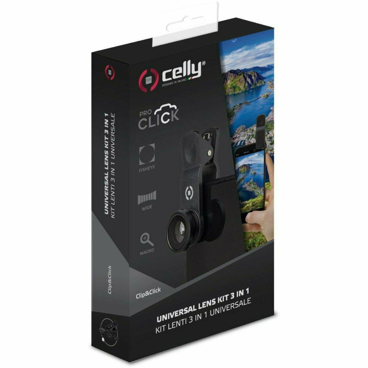 Celly Clip & Click 3-in-1 Lens Kit - Dragon Image