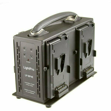 Hire Equipment - LightPro 4 Bank / Channel Quad V-Lock / VLock Battery Charger - Daily Hire 24hr - Dragon Image