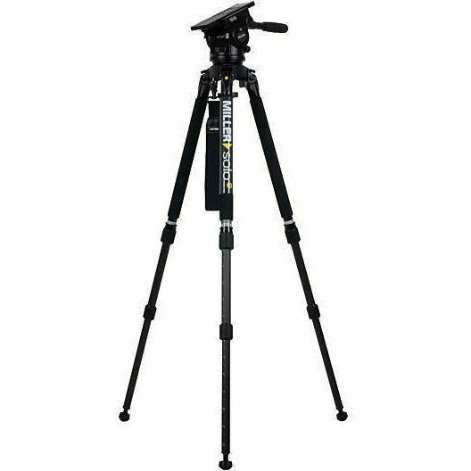 Miller ArrowX 1 (1070) Solo-Q 100 2-St Carbon Fibre Tripod (2515) Pan Handle (696) Strap (1520) Softcase (3502) - Dragon Image