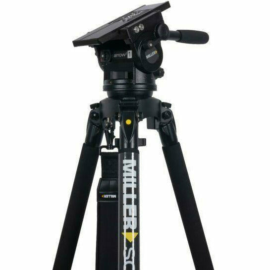 Miller ArrowX 1 (1070) Solo-Q 100 2-St Carbon Fibre Tripod (2515) Pan Handle (696) Strap (1520) Softcase (3502) - Dragon Image