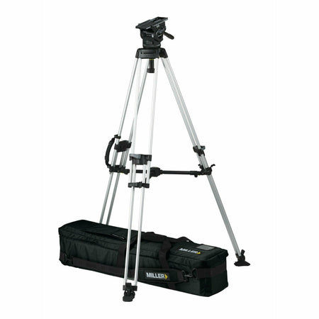 Miller 3156 ArrowX 7 (1076) Sprinter II 1-St Alloy Tripod (1589) Mid level spreader (993) Rubber feet (set of 3) (475) Pan handle - telescopic with clamp (696) Arrow softcase 1-stage (870) - Dragon Image