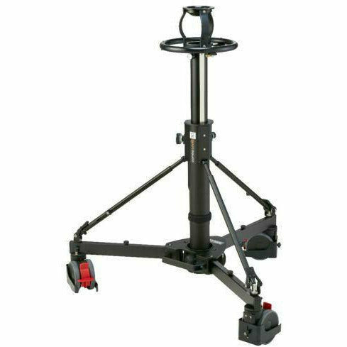 Miller System CX14 Combo Live 30 Pedestal - fluid head payload range 0kg - 14kg (0lbs - 30.9lbs). Supplied with two telescopic pan handles (696), clamp nut and camera plate (1205) - Dragon Image