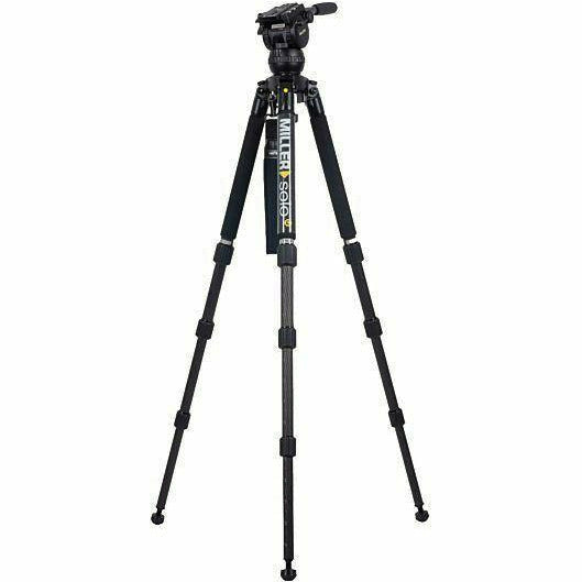 Miller CX6 (1092) Solo-Q 75 3-St Carbon Fibre Tripod (2505) Pan Handle (679) Strap (1520) Softcase (3514) - Dragon Image