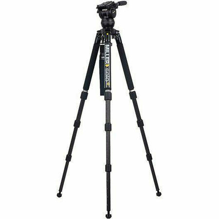 Miller CX6 (1092) Solo-Q 75 3-St Carbon Fibre Tripod (2505) Pan Handle (679) Strap (1520) Softcase (3514) - Dragon Image