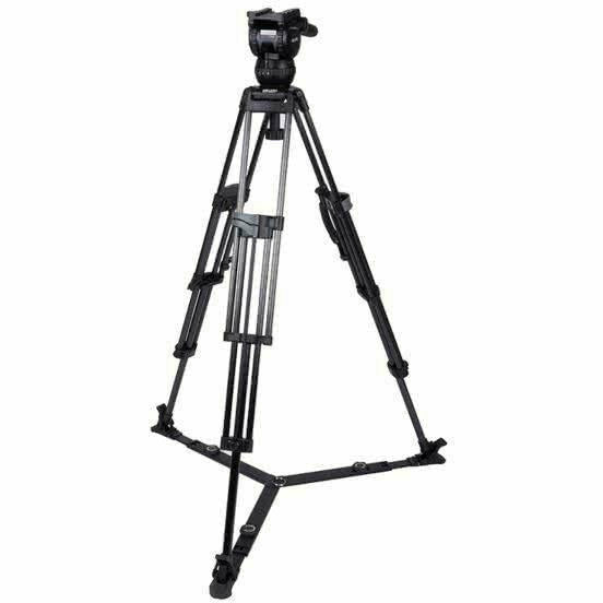 Miller CX8 (1093) 75 Sprinter II 2-St Carbon Fibre Tripod (1620G) Ground Spreader (470) Pan Handle (679) Softcase (3502) - Dragon Image