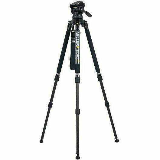 Miller CX10 (1096) Solo-Q 100 2-St Carbon Fibre Tripod (2515) Pan Handle (679) Strap (1520) Softcase (3514) - Dragon Image