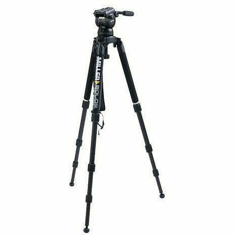 Miller CX14 (1097) Solo 100 3-St Carbon Fibre Tripod (1505) Pan Handle (679) Strap (1520) Softcase (3502) - Dragon Image