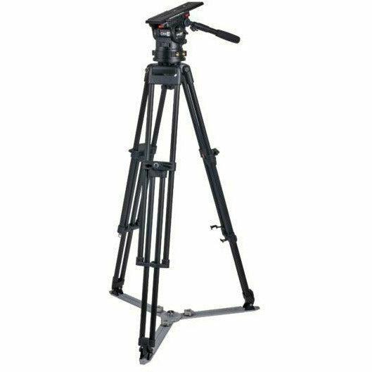 Miller CiNX 3 Fluid Head (1103) HDC 100mm 1-St Alloy Tripod (2121G) Ground Spreader (2130) 1 x Pan Handle (698) Smartcase (3615) - Dragon Image