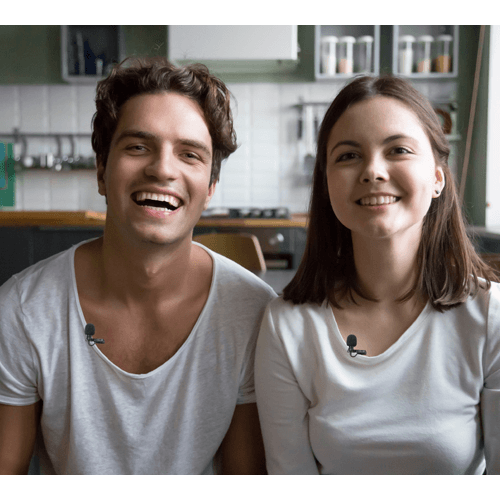 BOYA BY-WM8 Pro-K2 - Upgraded UHF Dual-Channel Wireless Microphone System - Dragon Image