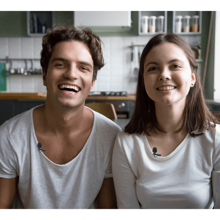 BOYA BY-WM8 Pro-K2 - Upgraded UHF Dual-Channel Wireless Microphone System - Dragon Image