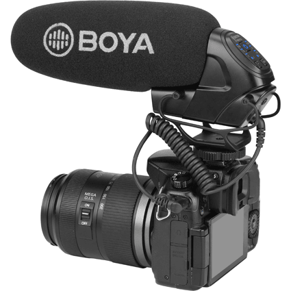 BOYA BY-BM3032 Super Cardioid On-Camera Shotgun Microphone - Dragon Image