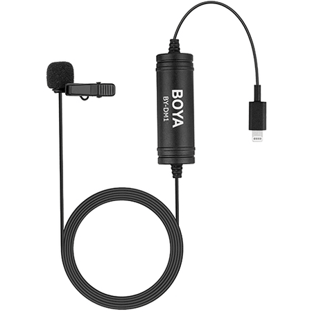 BOYA BY-DM1 Lavalier Microphone for Apple Smartphones - Dragon Image