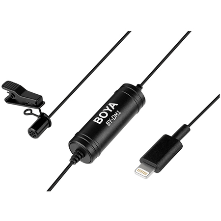 BOYA BY-DM1 Lavalier Microphone for Apple Smartphones - Dragon Image