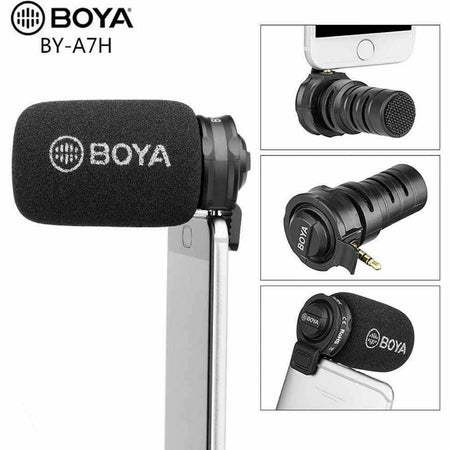 BOYA BY-A7H Smartphone Microphone with 3.5mm TRRS - Dragon Image