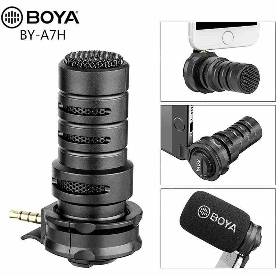 BOYA BY-A7H Smartphone Microphone with 3.5mm TRRS - Dragon Image