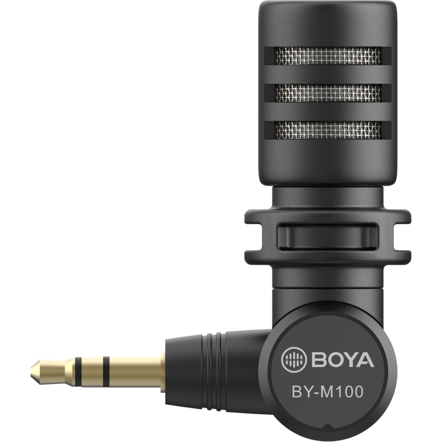 BOYA BY-M100 Plug & Play Microphone (3.5mm) for DSLR, Camcorder & Recorder - Dragon Image