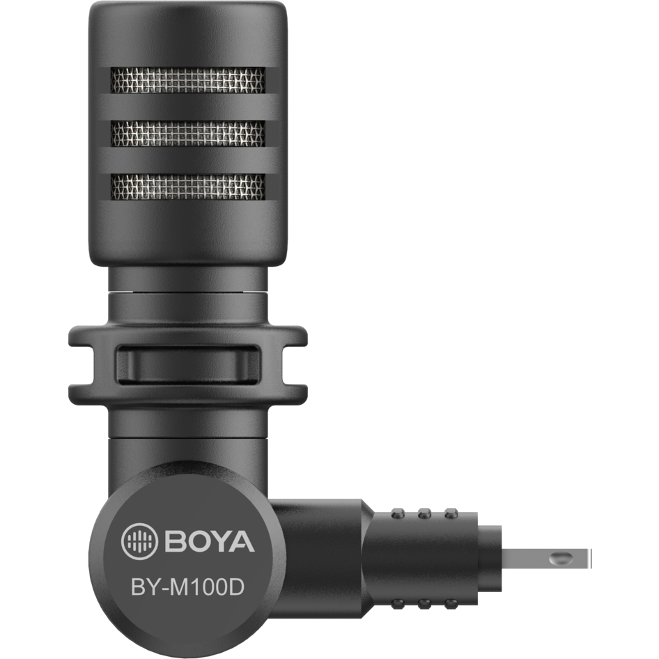 BOYA BY-M100D Plug & Play Microphone (Lightning) for iOS Devices - Dragon Image