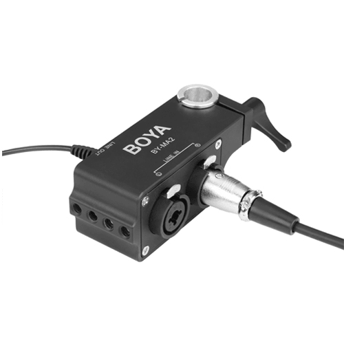 BOYA BY-MA2 Dual Channel XLR Audio Mixer for DSLR & Camcorders - Dragon Image