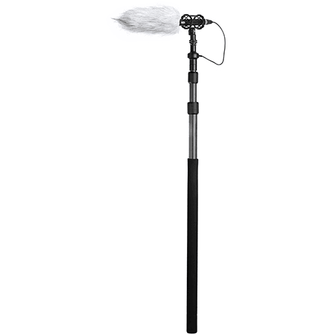 BOYA BY-PB25 Carbon Fibre Boom Pole with Internal XLR Cable - Dragon Image