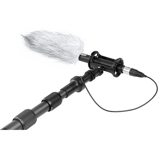 BOYA BY-PB25 Carbon Fibre Boom Pole with Internal XLR Cable - Dragon Image