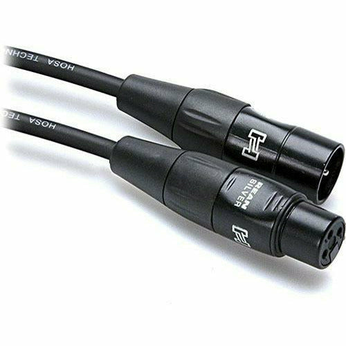 Hosa Pro XLR Cable 3m / 10ft M to F Balanced Interconnect - Dragon Image