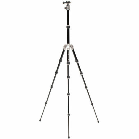 Benro BMBPATTN MeFoto Backpacker Tripod, Alum, Twist Lock, Q0 Ball Head, PU50 Plate - Titanium - Dragon Image