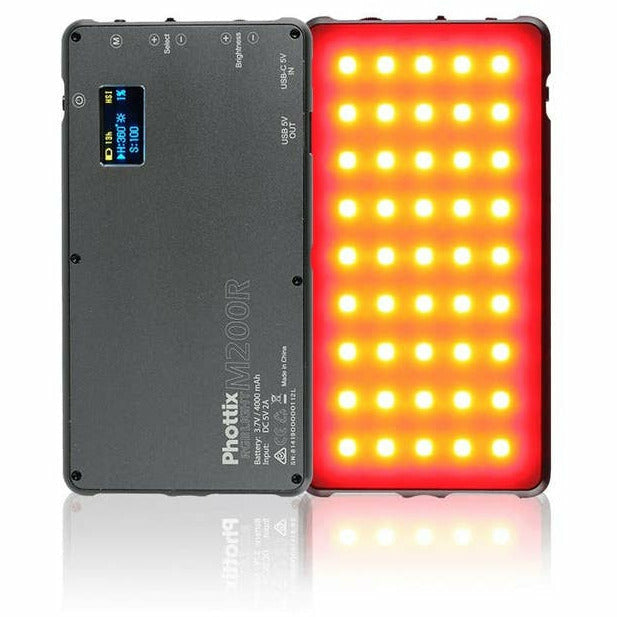 Phottix M200RGB Pocket LED RGB Light with Power Bank for Mobile Phones - Dragon Image