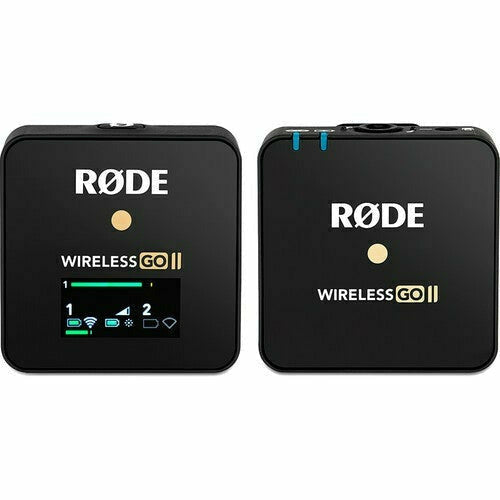 Rode Wireless GO II Single Compact Digital Wireless Microphone System/Recorder (2.4 GHz, Black) - Dragon Image