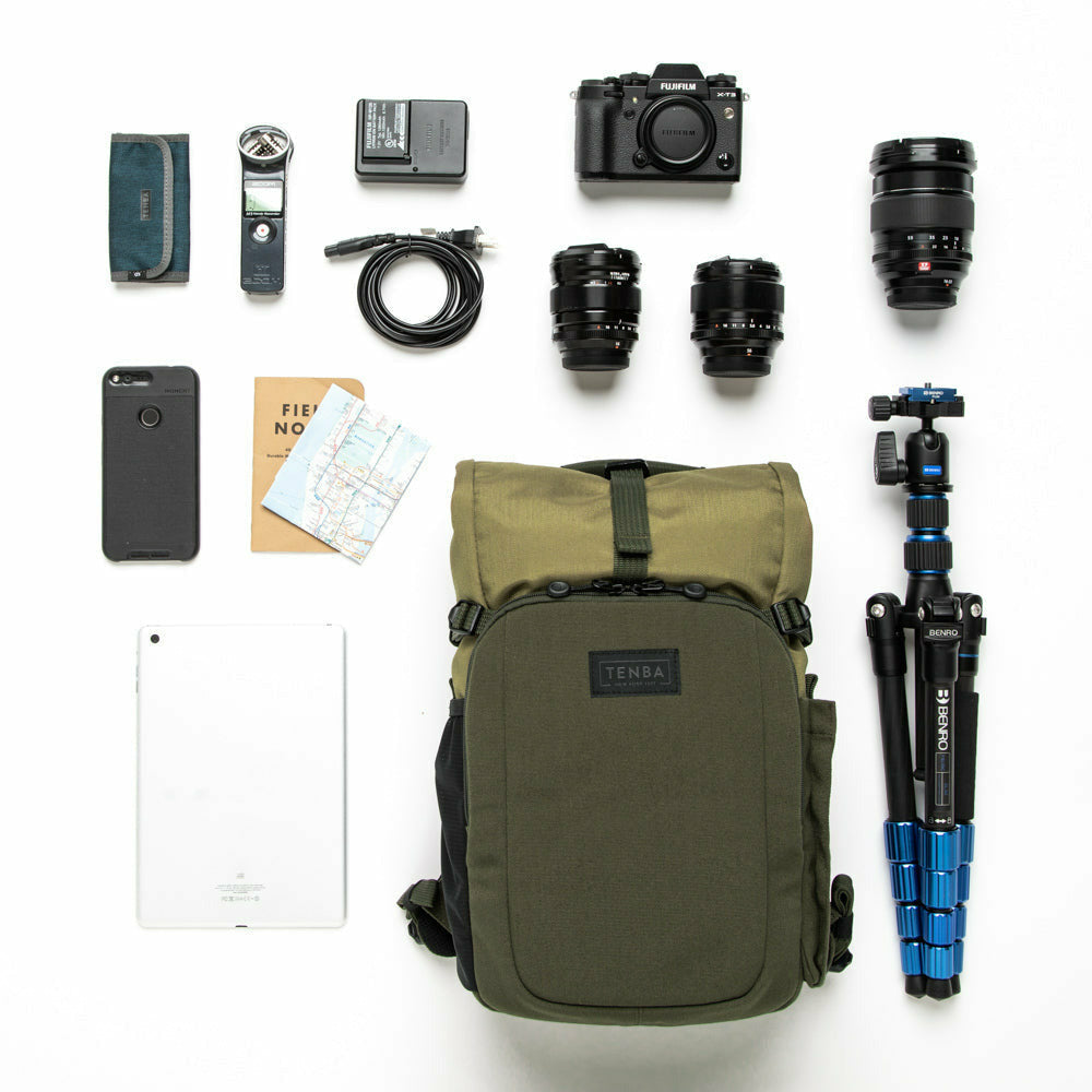 Tenba Fulton V2 10L Backpack - Tan/Olive - Dragon Image