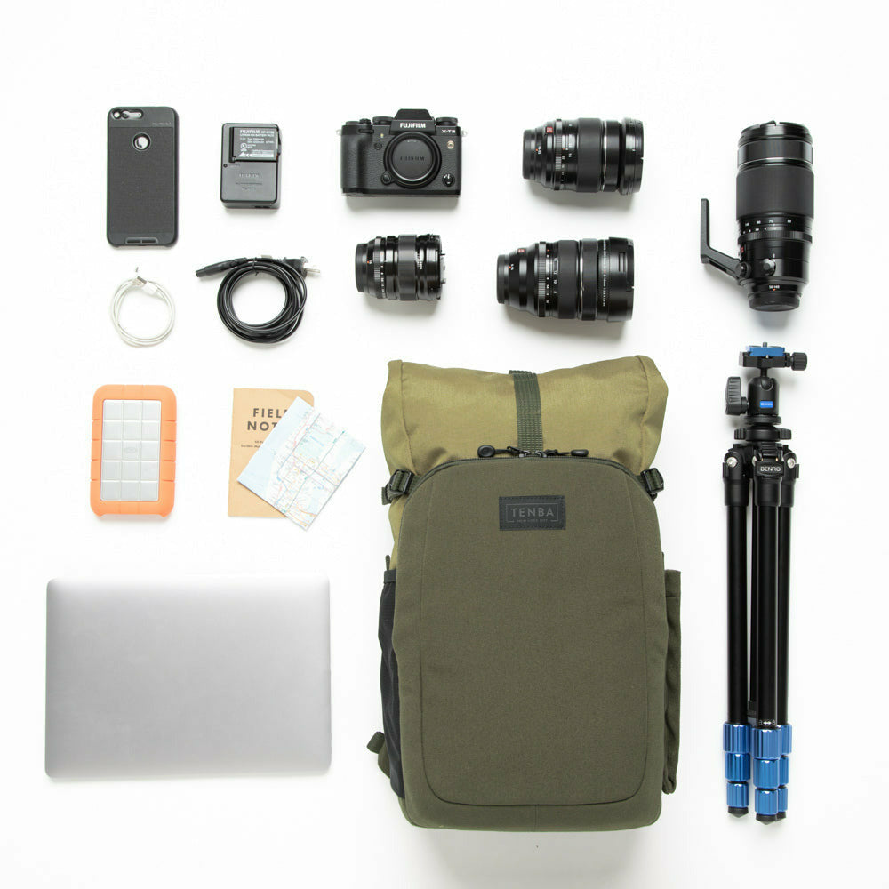 Tenba Fulton V2 14L Backpack - Tan/Olive - Dragon Image