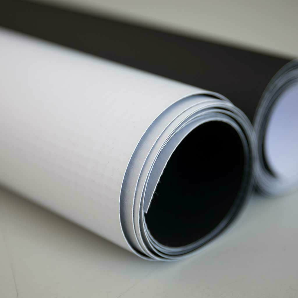 LightPro Vinyl 2in1 Black and White Background 3.2m x 1m MATT - Dragon Image
