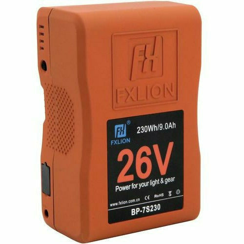 Fxlion BP-7S230 26V Lithium-Ion V-Mount Battery for LED Light and Cine Camera (230Wh) - Dragon Image