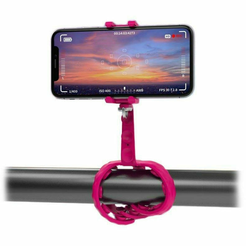 Celly Squiddy Flexible Mini Tripod - Pink - Dragon Image