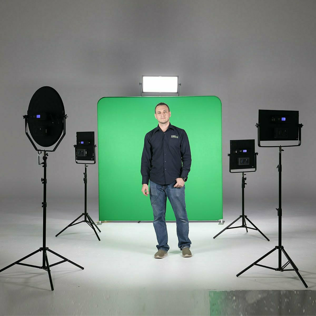 LightPro CEO 5 Head LED Kit with Green Screen - Dragon Image