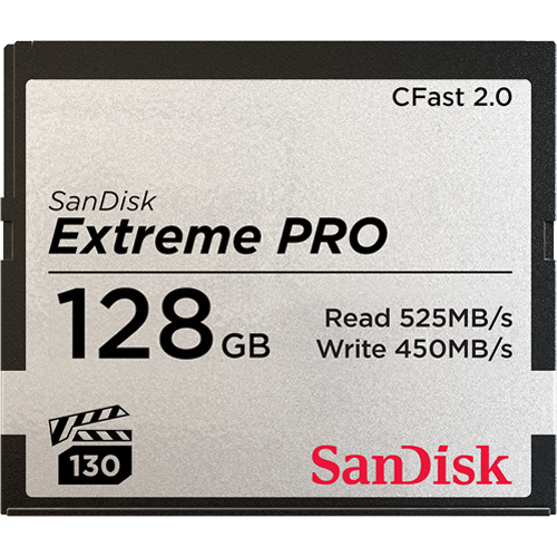 SanDisk Extreme Pro CFast 2.0 128GB 525MB/s - Dragon Image