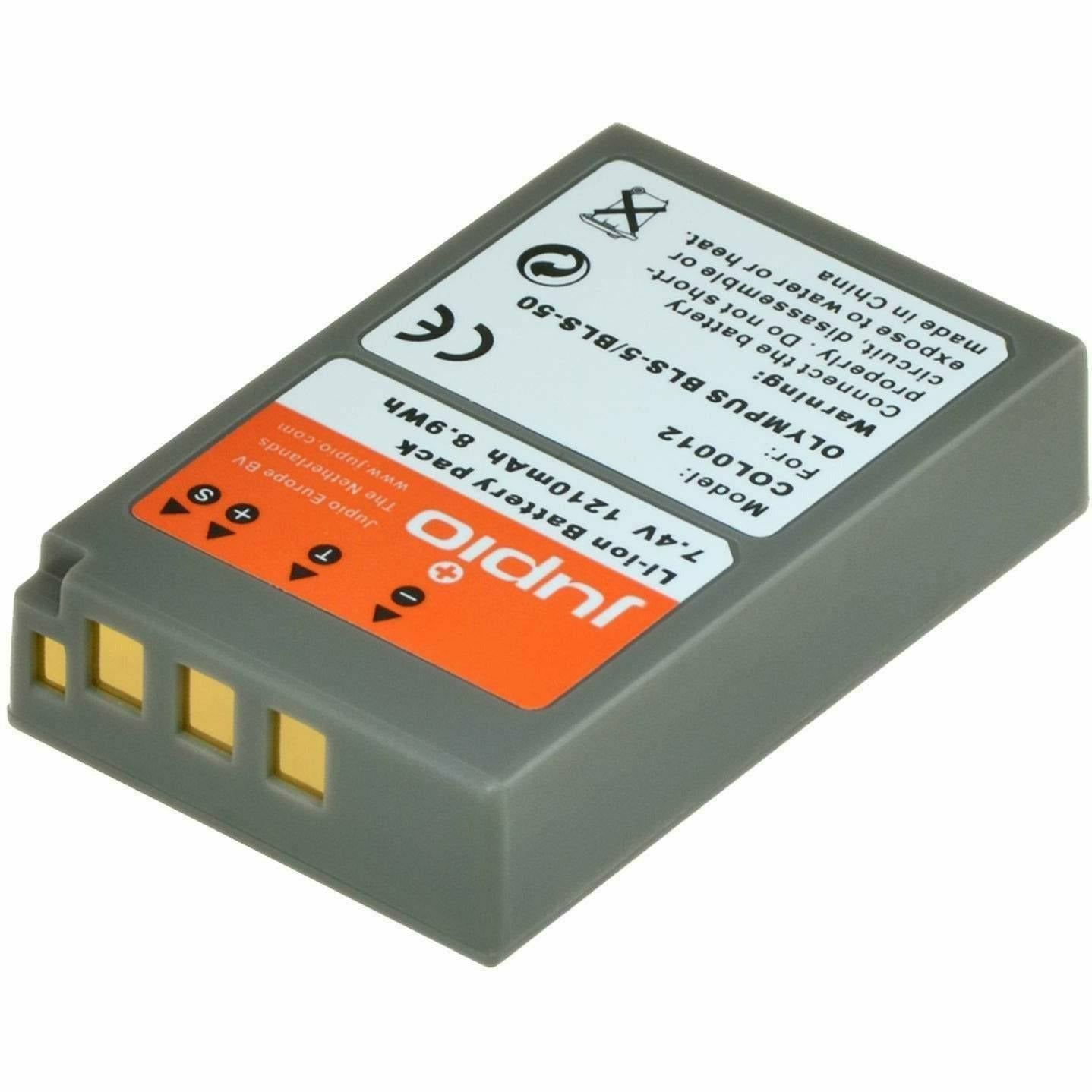 Jupio Olympus BLS-5/PS-BLS5 7.4V 1210mAh - Dragon Image