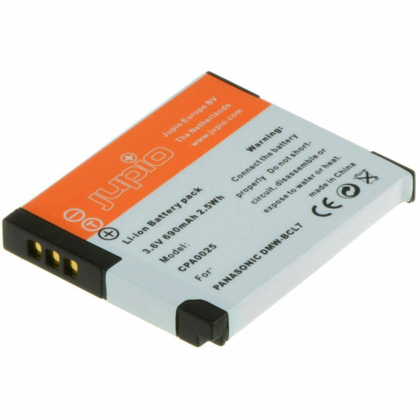 Jupio Panasonic DMW-BCL7 3.6V 690mAh - Dragon Image