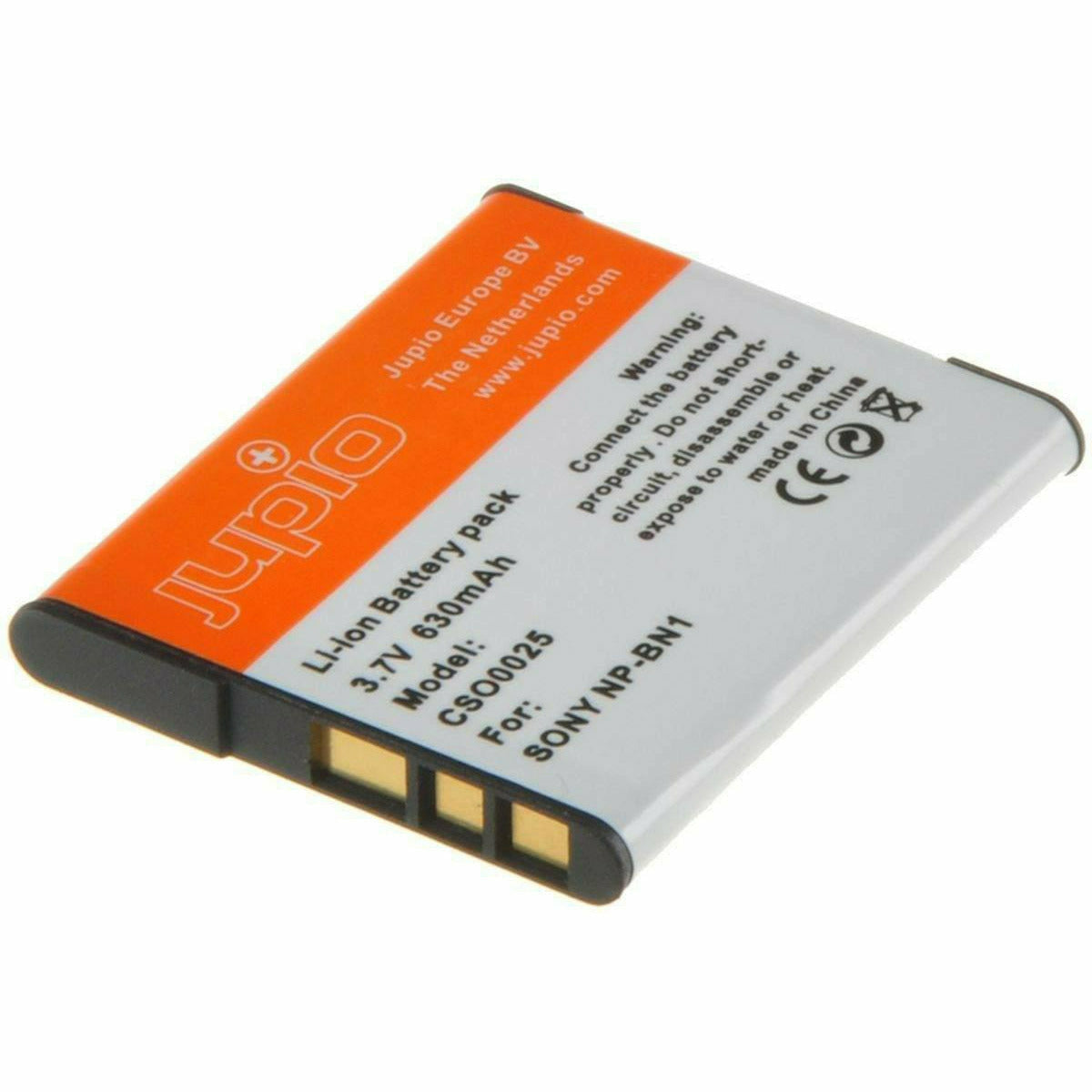 Jupio Sony NP-BN1 with infochip 3.7V 630mAh - Dragon Image