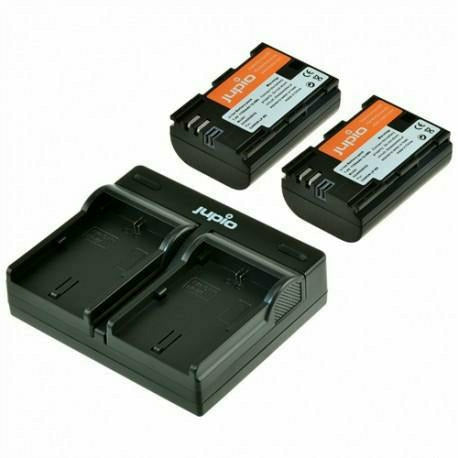 Jupio Kit- 2x Battery NP-FW50 with Dual Charger - Dragon Image
