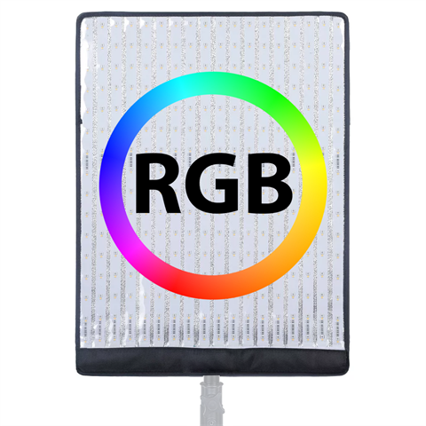 LightPro 100w RGB Flex Rollable with softbox and grid - Dragon Image