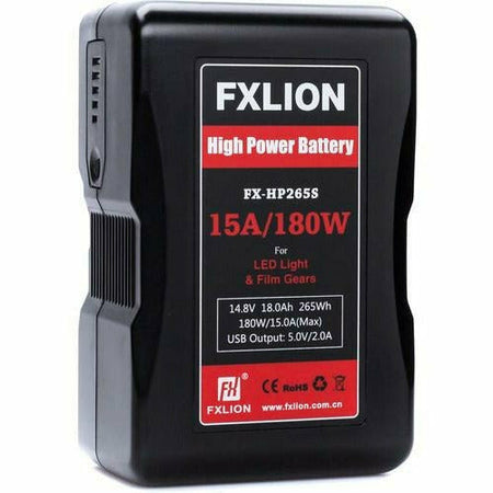 Fxlion FX-HP265S 15A/180W Lithium-Ion V-Mount Battery - Dragon Image