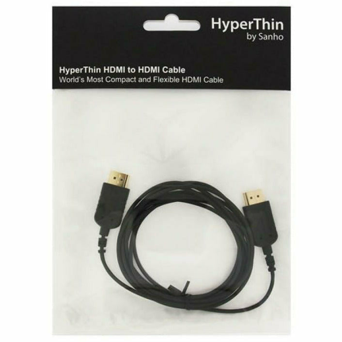 HyperThin HDMI Cable (2.5m Black) Worlds Thinnest & Most Flexible - Dragon Image