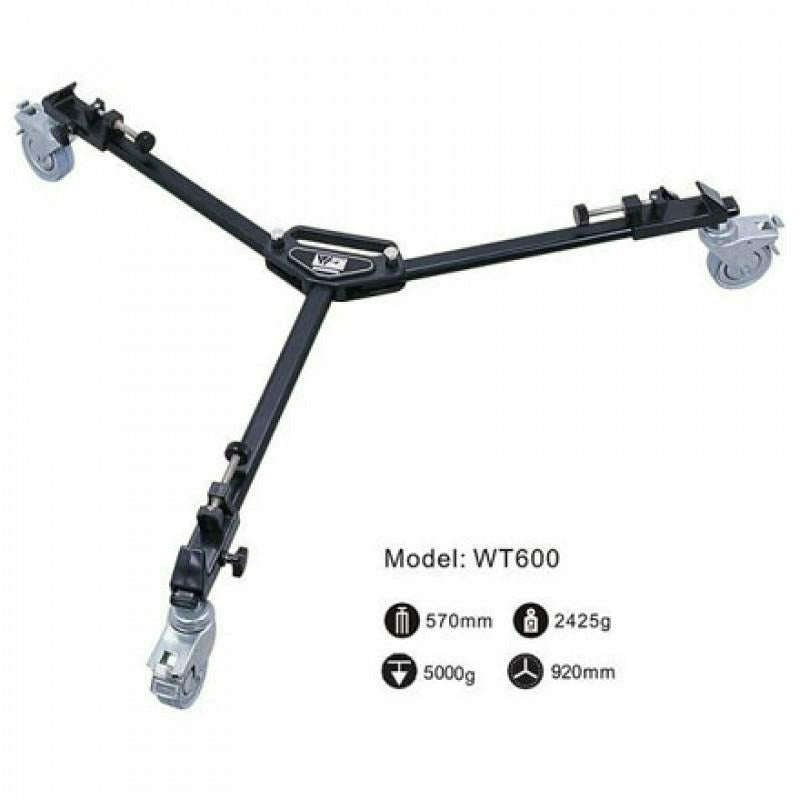 Eimage WT 600 Pro Photo Tripod Dolly With Wheels - Dragon Image