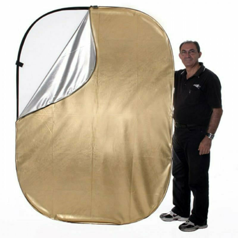 LightPro 1.5m x 2m 5 in 1 TwistFold Reflector Black - Dragon Image