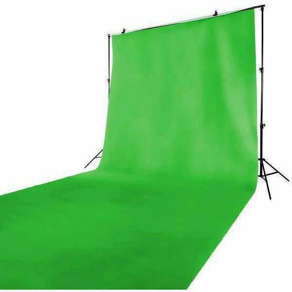 Lightpro Large Background Kit with 6m Green Velvet. - Dragon Image
