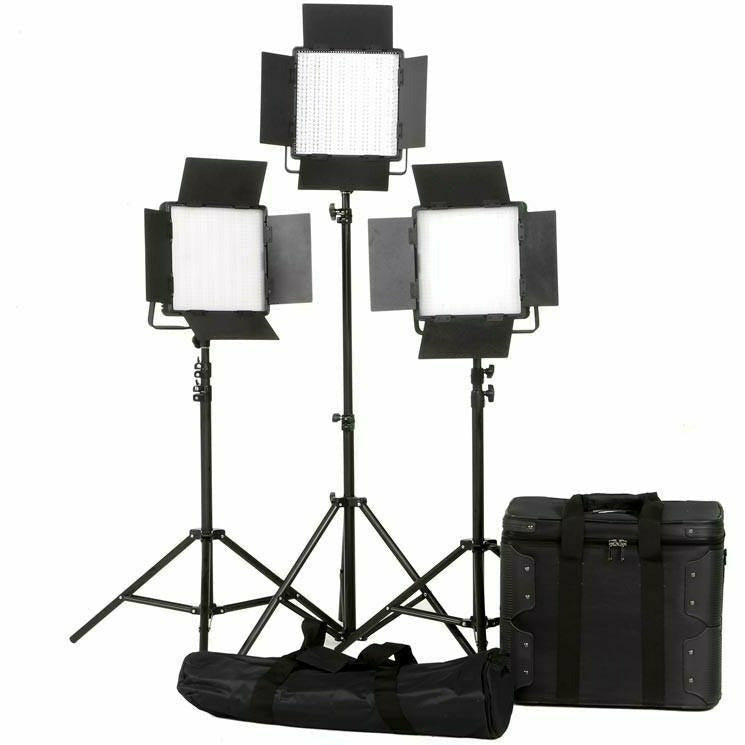 3 Head kit LightPro DN-600CSC Compact - LED Video Light - Dragon Image