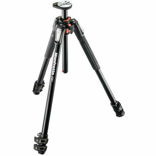 Manfrotto Tripod 190 Series Black Alum. 59-160cm 7kg Payload Easy Link - Dragon Image